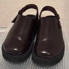 ユニクロC クロッグシューズ ダークブラウン L