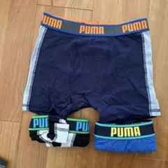 子供用　PUMA ボクサーパンツ Mサイズ 3枚セット