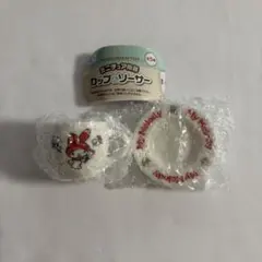 サンリオキャラクターズ ミニチュア陶器 カップ&ソーサー　マイメロディー