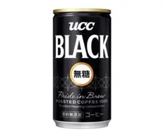 UCC BLACK 無糖コーヒー 185g缶 30本入りのサムネイル