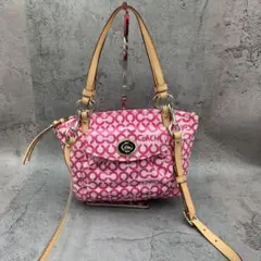 COACH　コーチ　ワンショルダー　バッグ　ピンク　オプアート 2026年最新】コーチ オプアートの人気アイテム - メルカリ