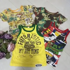 子供用Tシャツ・タンクトップ4枚セット