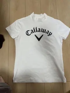 Callaway ホワイト ハイネックシャツ