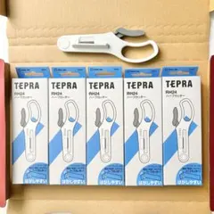【新品未開封】KING JIM TEPRA RH24 ハーフカッター 5個セットのサムネイル