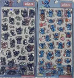 新品 ディズニー スティッチ BONBON DROPシール 2セット