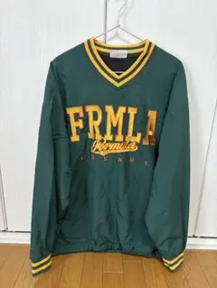 ナイロンプルオーバー　グリーン　フリーサイズ