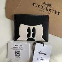 完売品 コーチ ディズニー カードケース パスケース ミッキー COACH
