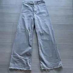 ZARA ワイドレッグデニムパンツ EUR38