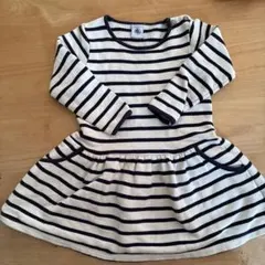 petit bateau プチバトー 86 ボーダーワンピース