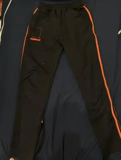 Calabasas トラックパンツ ブラック オレンジ