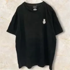 【公式】ミッフィー おばけ 刺繍 Tシャツ Mサイズ ブラック 黒 ワタナベのサムネイル