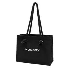 moussy キャンバストート トートバッグ 黒 ショッパー
