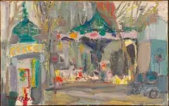 有島生馬、【昭和新山】、希少な画集より、新品高級額・額装付 有島生馬、【昭和新山】、希少な画集より、新品高級額・額装付