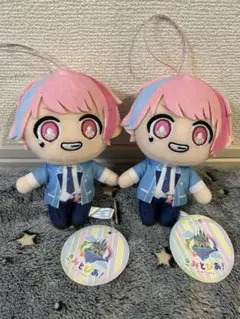 【新品】きみとぴあ! マスコットぬいぐるみ　がおまる。　2体セット