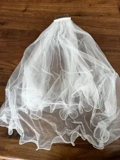 フリル付きウェディングベール