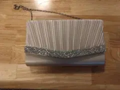 NOATD プリーツデザイン パーティーバッグ