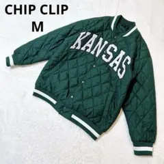 CHIP CLIP スタジャン 緑 グリーン メンズ Mアウター 中綿 羽織