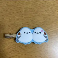 シマエナガ　前髪クリップ　ガチャガチャ　カプセルトイのサムネイル