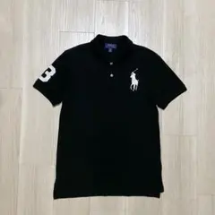 【未使用に近い】ラルフローレン　ビッグポニー　ダウン　ネイビー　上着　90㎝ 90s 90年代 ポロラルフローレン 紺 ネイビー ハイネック