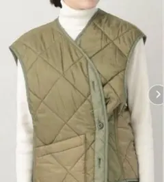 キルティング ダウンベスト