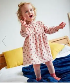 PETIT BATEAU プチバトーワンピース 花柄　18m/81cm