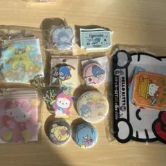 【限定品あり】サンリオ　キティ ステッカーセット 缶バッジ