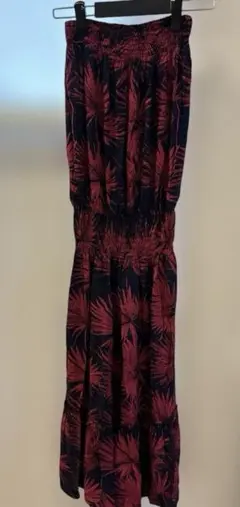 植物柄ベアワンピース　フラダンス