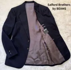 80s BEAMS Salford Brothers テーラードジャケット 紺のサムネイル