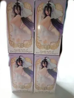 オーバーロード Corefulフィギュア アルベド ウェディングver. 4個