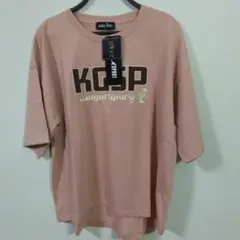 新品 KANGOL SPORT 半袖Tシャツ ピンク レディース　Lサイズのサムネイル