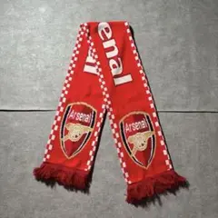 アーセナル マフラー 赤 サッカー イギリス製