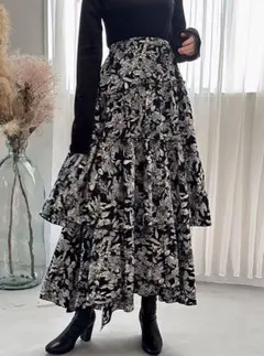 ティアード ロングスカート