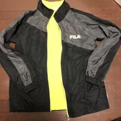 FILA ジャケット 黒/灰/黄