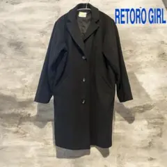 レトロガール RETRO GIRL チェスターコート ダークグレー Mサイズのサムネイル