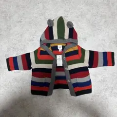 【新品未使用】babyGAP ベビーギャップ　くま耳　カーディガン