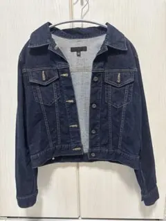 UNIQLO　ダークブルーデニムジャケット デニム　Gジャン　レディース