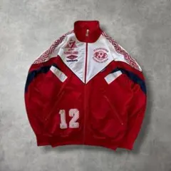 アンブロUMBRO 古着トラックジャケット企業クラブチーム刺繍テープロゴH12
