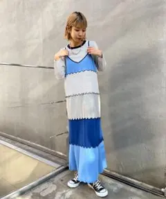 CIAOPANIC TYPY TEE付メロウティアードワンピース