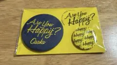 Are You Happy? ピンバッジセット 大小2個　大阪会場