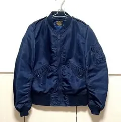 【希少XL★美品】AVIREX　L-2A　フライトジャケット　ネイビー