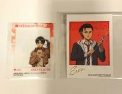 進撃の巨人 エレン アニメイト特典クリアカード＆特典カード 学生服 メディコス