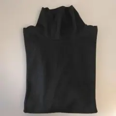 ユニクロレディースタートルネック長袖カットソー　グレー