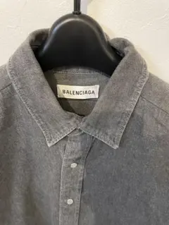BALENCIAGA デニムシャツ グレー　34のサムネイル