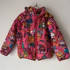 美品グラグラアニマル柄中綿ダウンジャケット5