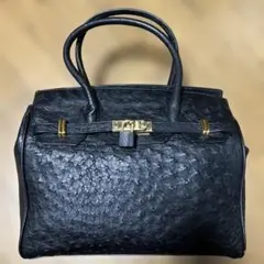 BARADANI♡ オーストリッチ Hロゴショルダーバッグ y*a様 BARADANI♡ オーストリッチ Hロゴショルダーバッグ - メルカリ