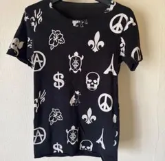lucien pellat-finet 総柄Tシャツ ブラック Mのサムネイル