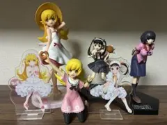 物語シリーズ　フィギュア・アクスタセット　忍野忍　八九寺真宵　羽川翼