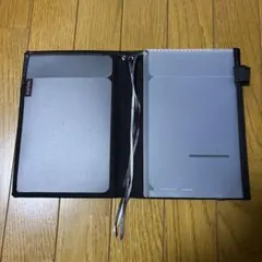 シンプルな黒の手帳カバー A5サイズ対応