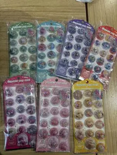 正規品　カプセルポップシール サンリオキャラクターズ 7種セット まとめ売り