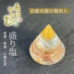 白蛇御守りNo.r734☆盛り塩オルゴナイト・水晶 - メルカリ